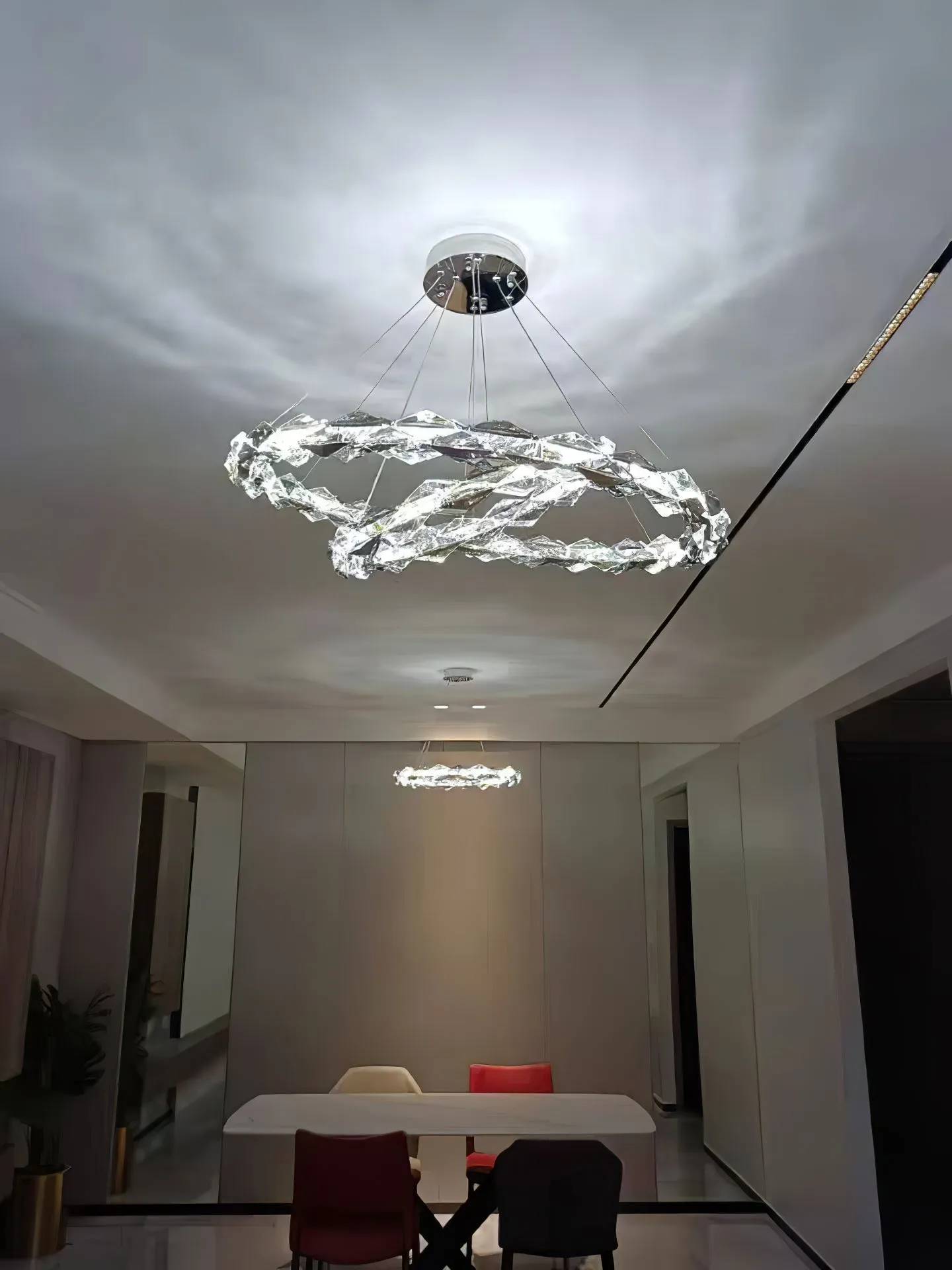 Rhombus Crystal Chandelier