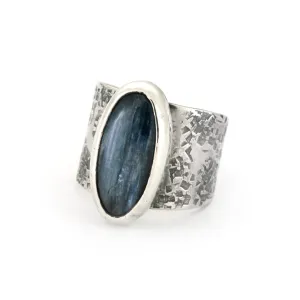 Silver Kyanite Cocktail Ring