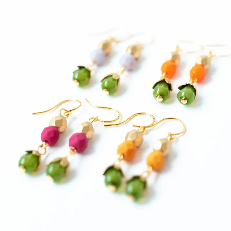 Small Bead Earrings