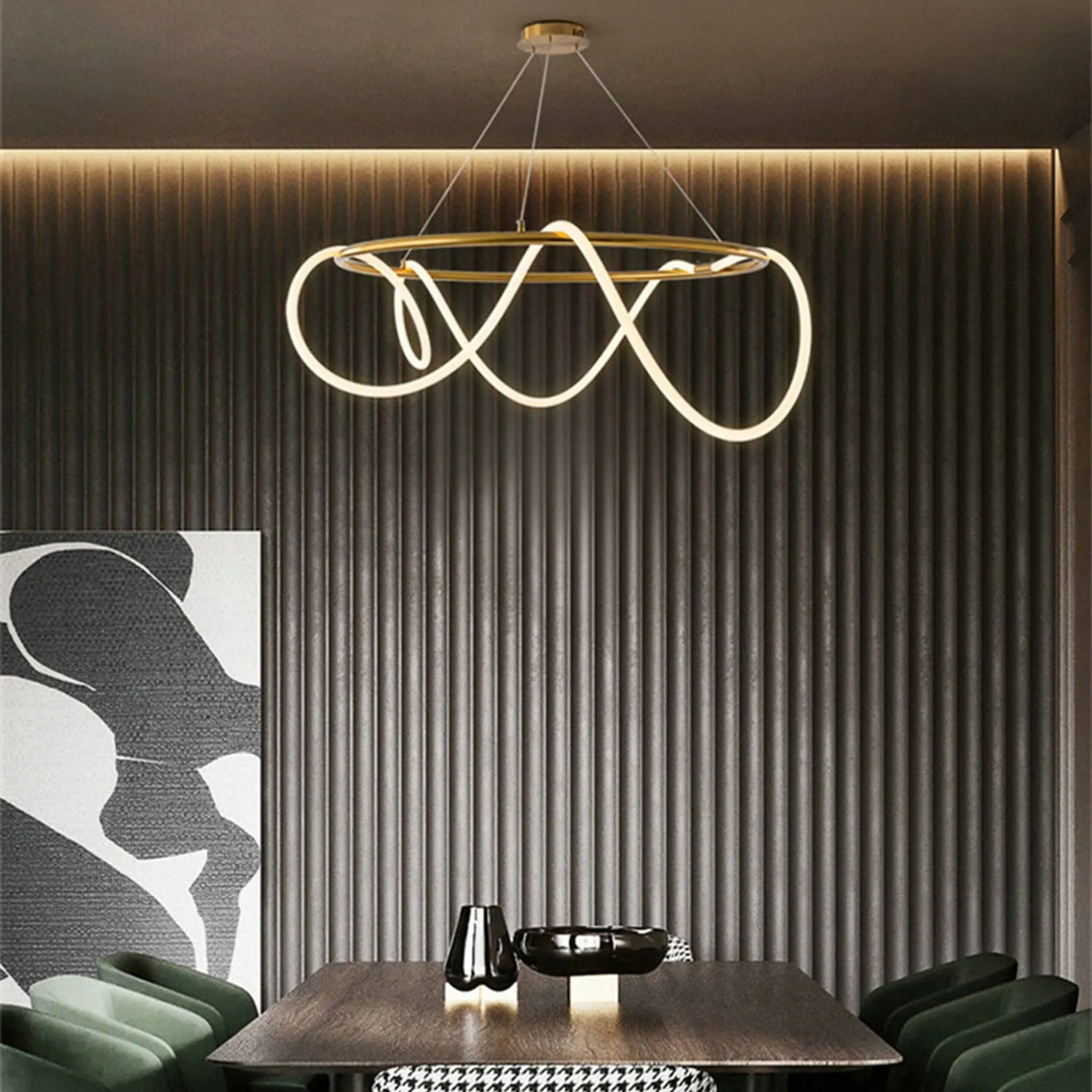 Snake Eye Round Chandelier