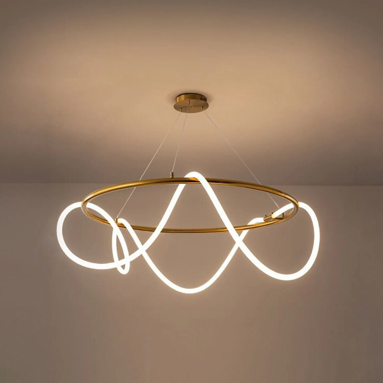 Snake Eye Round Chandelier