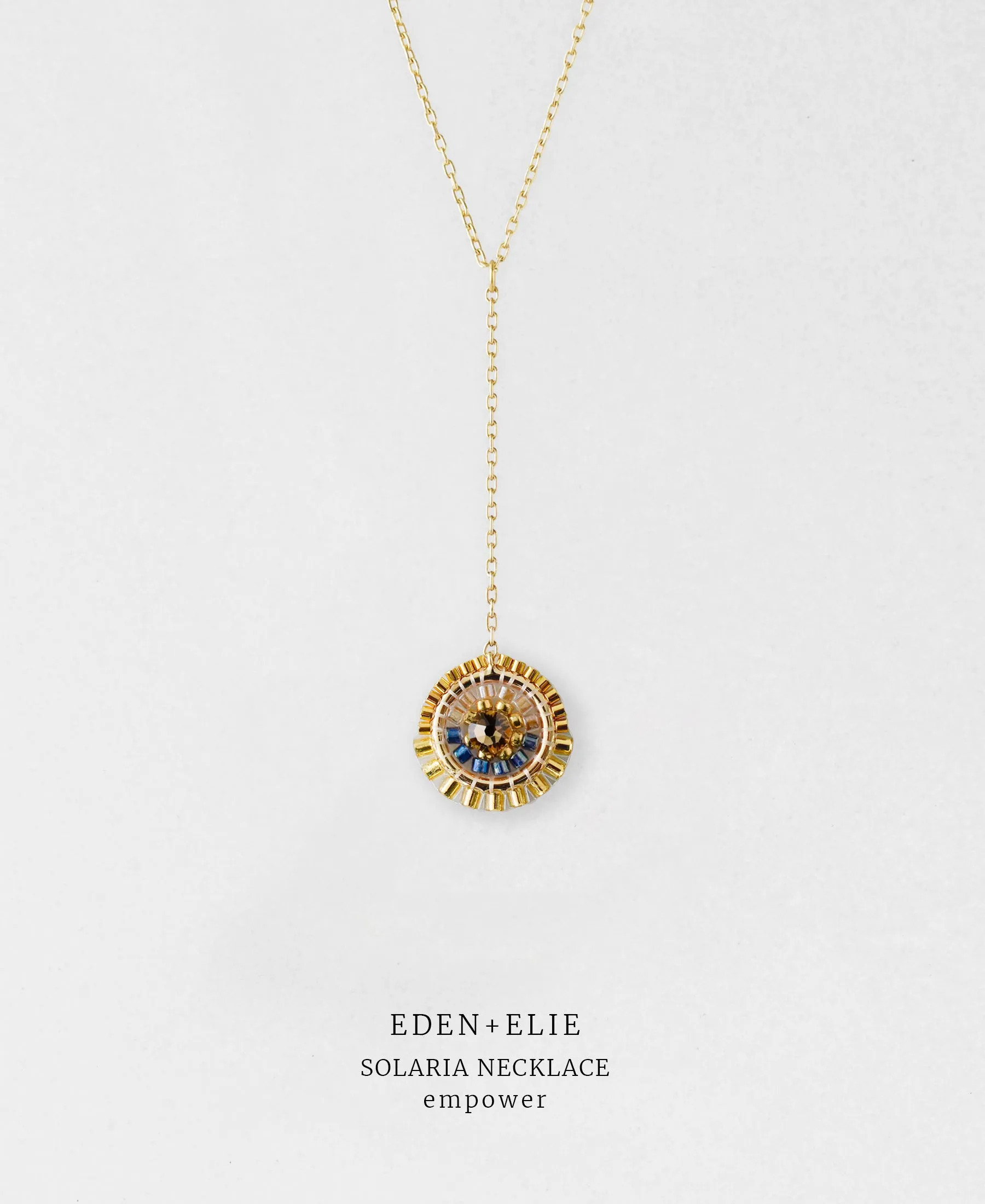 Solaria Circle Threader Necklace - Empower